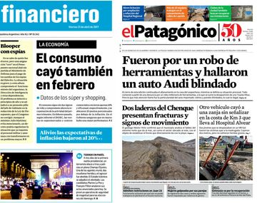 Tapas de diarios del viernes 21 de abril de 2017