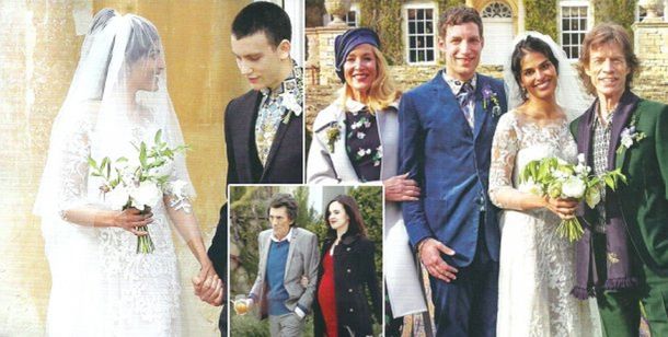 Las fotos de la boda del hijo de Mick Jagger