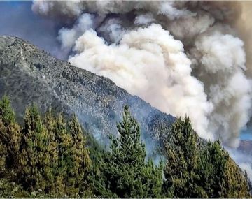 Incendios en Chubut.