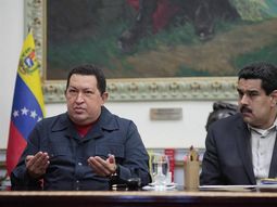 Hugo Chávez y su vicepresidente, Nicolás Maduro Hugo Chávez y su vicepresidente, Nicolás Maduro