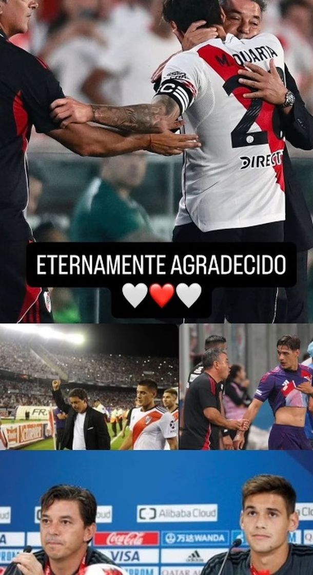 El saludo de Martinez Quarta