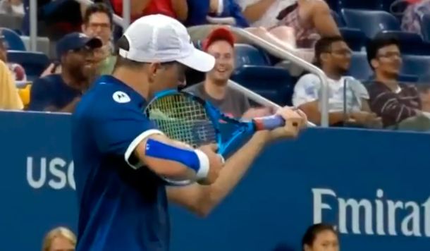Mike Bryan hizo un gesto amenazante durante un partido del US Open y fue sancionado