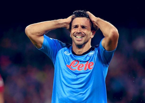 Gio Simeone, al borde de las lágrimas: marcó su primer gol en Napoli ante Liverpool