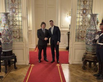 Javier Milei recibió al presidente de Paraguay, Santiago Peña