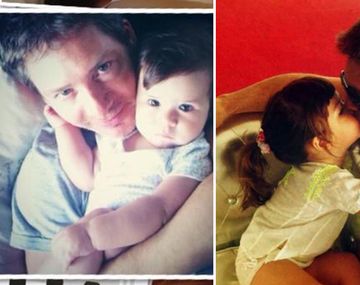 Padre amoroso: las fotos de Suar y su hija