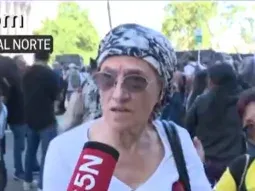 El conmovedor testimonio de una jubilada que se movilizó: Tuve miedo, pero vine