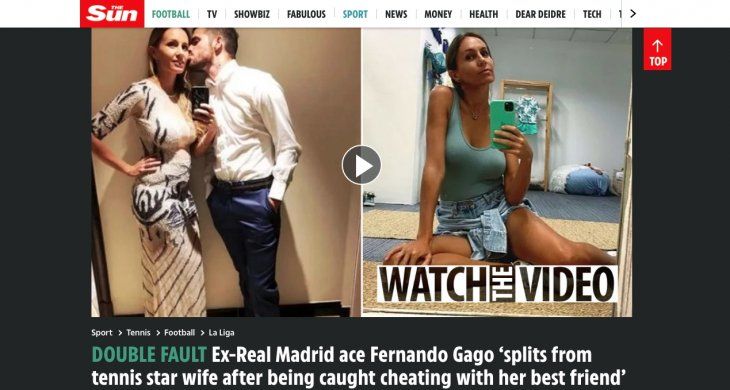 En Londres también se habla de la infidelidad de Gago: qué publicaron