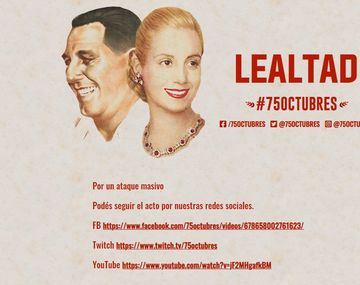 Atacaron el servidor de la marcha virtual y el acto se siguió por redes sociales