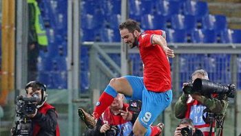 sigue imparable: higuain convirtio en una nueva victoria del napoli sigue imparable: higuain convirtio en una nueva victoria del napoli