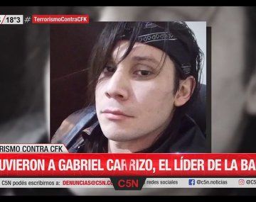 Atentado a Cristina Kirchner: allanamiento en la casa de Gabriel Carrizo