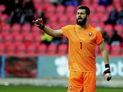Koubek es además el arquero de la Selección checa Koubek es además el arquero de la Selección checa