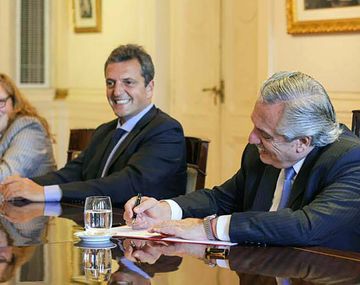 Alberto Fernández y Sergio Massa analizaron la agenda parlamentaria
