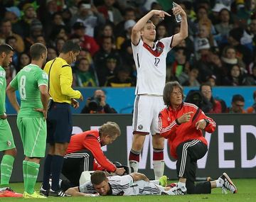 Una mala para Alemania: perdió a un jugador por lesión