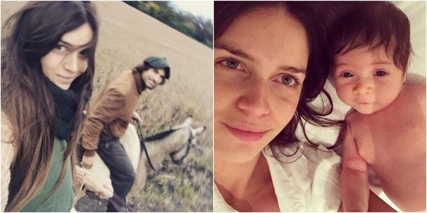 Zaira Nara, al lado de su beba: Todo el día así juntitas