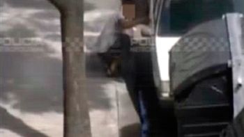 video: espectacular persecucion a un auto robado en constitucion video: espectacular persecucion a un auto robado en constitucion