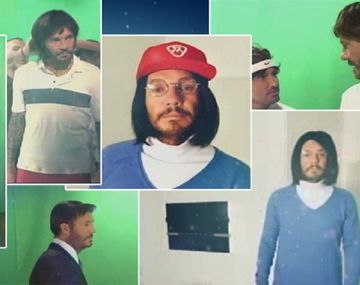 Marcelo Tinelli se disfrazó para grabar la apertura de Showmatch