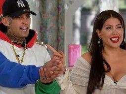 Wanda Nara y L-Gante. Wanda Nara y L-Gante.