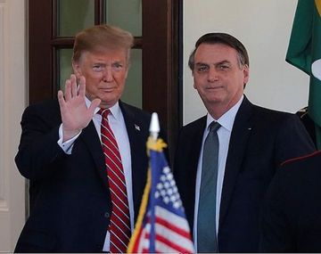 Jair Bolsonaro y Donald Trump se reunieron en marzo en Washington.