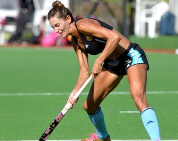 Luciana Aymar volvió a entrenar con la mira puesta en el adiós a Las Leonas