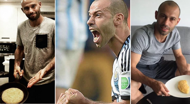 Hay que poner huevo: el alimento festeja su día con Mascherano como figura