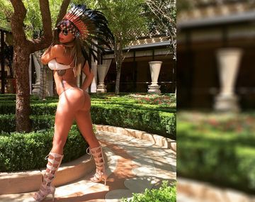 Ciardone encendió las redes con una foto súper hot en Las Vegas