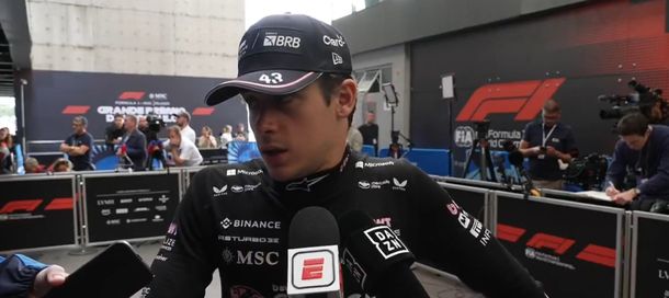 Franco Colapinto, tras chocar en la Sprint del GP de Brasil: Hay mucho daño