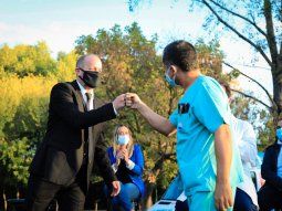 Insaurralde anunció la entrega de un beneficio económico a casi dos mil trabajadores de salud de Lomas