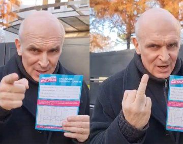 Jose Luis Espert se vacunó y dejó un duro mensaje al gobernador: ¡Kicillof