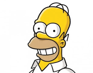 Así se vería Homero Simpson en la vida real, según la inteligencia artificial.
