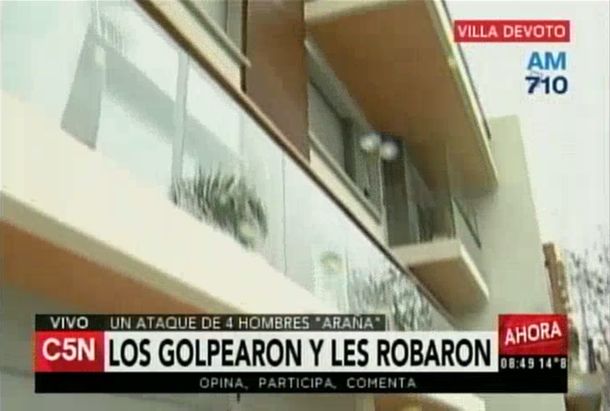 Hombres araña en Villa Devoto: entraron a robar trepando en un departamento