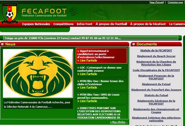 La selección de Camerún busca técnico con una solicitada