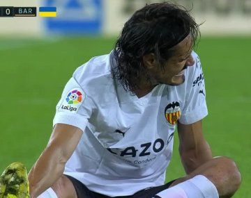 Preocupación en Uruguay: se lesionó Edinson Cavani