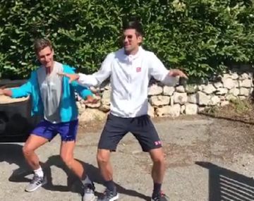 El serbio se lo dedicó a Del Potro