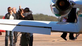 El reencuentro familiar, en el aeropuerto de Resistencia El reencuentro familiar, en el aeropuerto de Resistencia