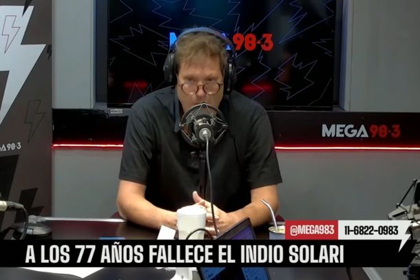 Adiós Indio Solari: así anunció Bebe Contepomi su dolorosa muerte en radio Mega 98.3