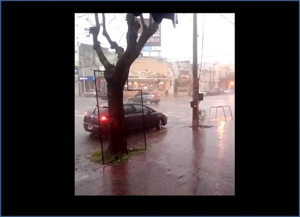 Imágenes del diluvio en Buenos Aires