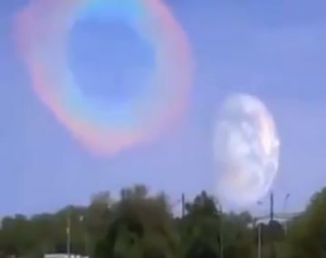 Impresionante halo solar vistió el cielo y sorprendió a todos en Resistencia