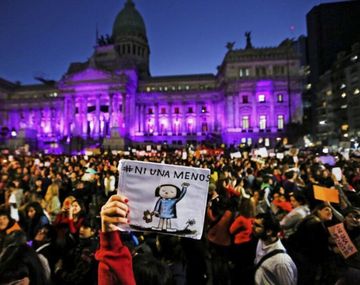 Miles de manifestantes en el séptimo aniversario del primer Ni una menos