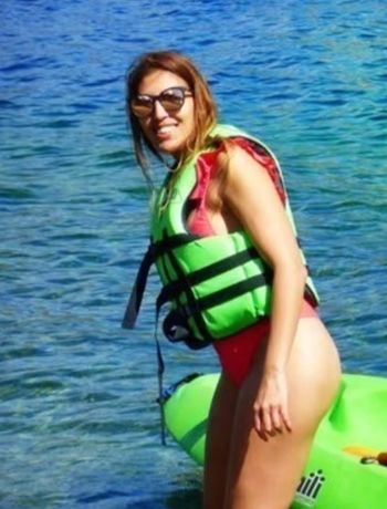 Valeria Schwab, de 38 años, había salido a caminar en la noche del martes por la costa.