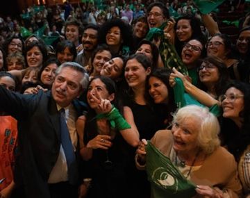 Alberto Fernández ratificó su compromiso para legalizar el aborto