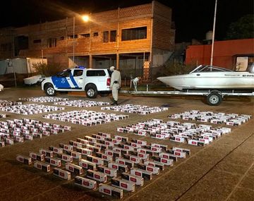 Secuestran 8.500 atados de cigarrillos que intentaban contrabandear
