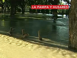 Se formó un río en Belgrano