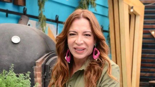 Lizy Tagliani en La Peña de Morfi. Lizy Tagliani en La Peña de Morfi.