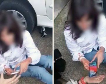 Olvidó poner el freno de mano