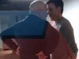 bodart y el marido de pampita, casi a las pinas en los pasillos de un canal de tv bodart y el marido de pampita, casi a las pinas en los pasillos de un canal de tv