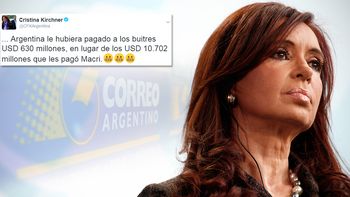 Cristina criticó al Gobierno en Twitter Cristina criticó al Gobierno en Twitter
