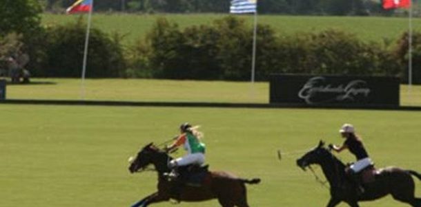 Partido de exhibición en Polo One. Partido de exhibición en Polo One.