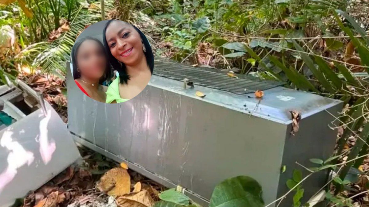 They found a woman's body inside the refrigerator