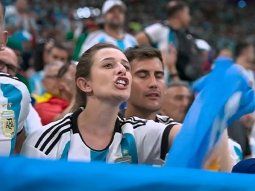 Apareció la argentina que se convirtió en meme por sus gritos e insultos en el triunfo ante México