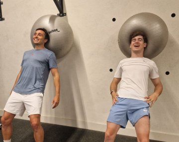 Colapinto entrenó para el GP de Bélgica con una leyenda argentina